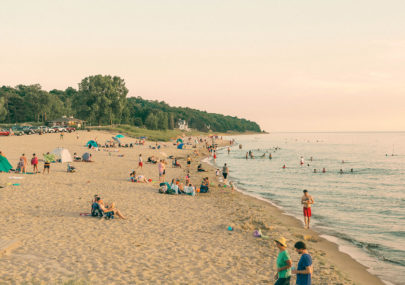 Oval Beach - Lake Michigan