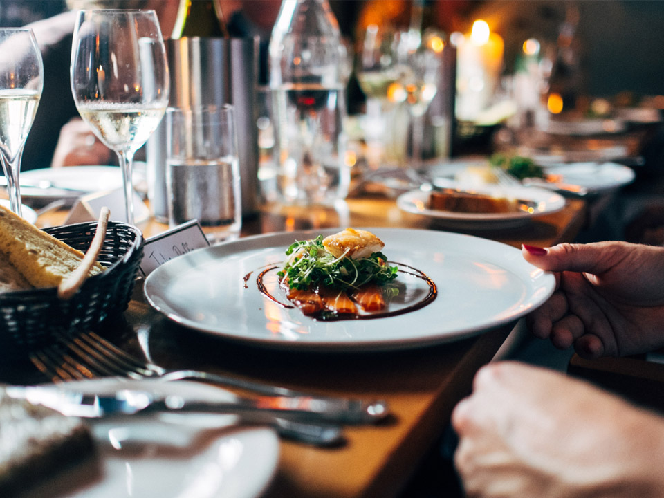 Family together at the table - Wickwood Inn