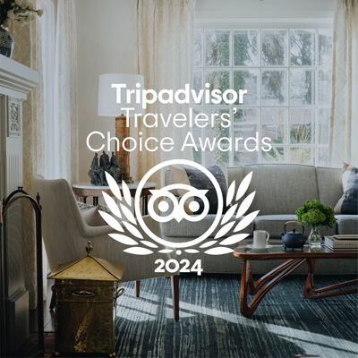 Wickwood Inn awarded: Travelers Choice from TripAdvisor