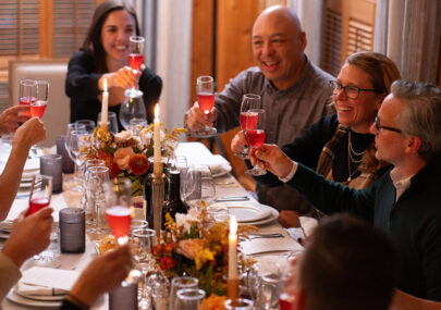 friends around the table