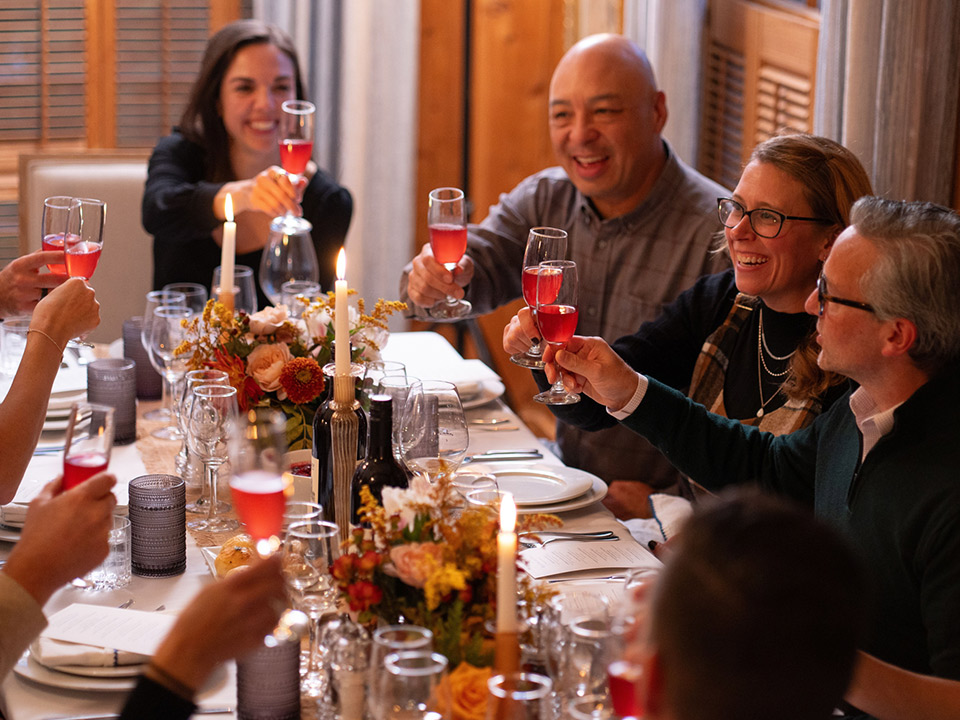 friends around the table